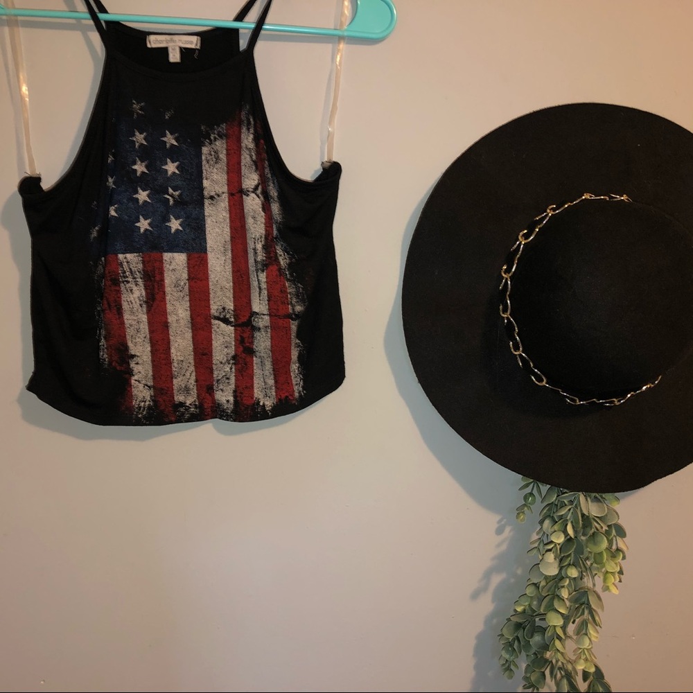 CROP TOP AMERICAN FLAG 3 FOR $25